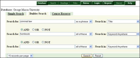 Library Catalog Builder Search