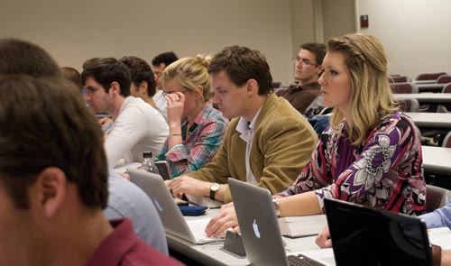 Students in class