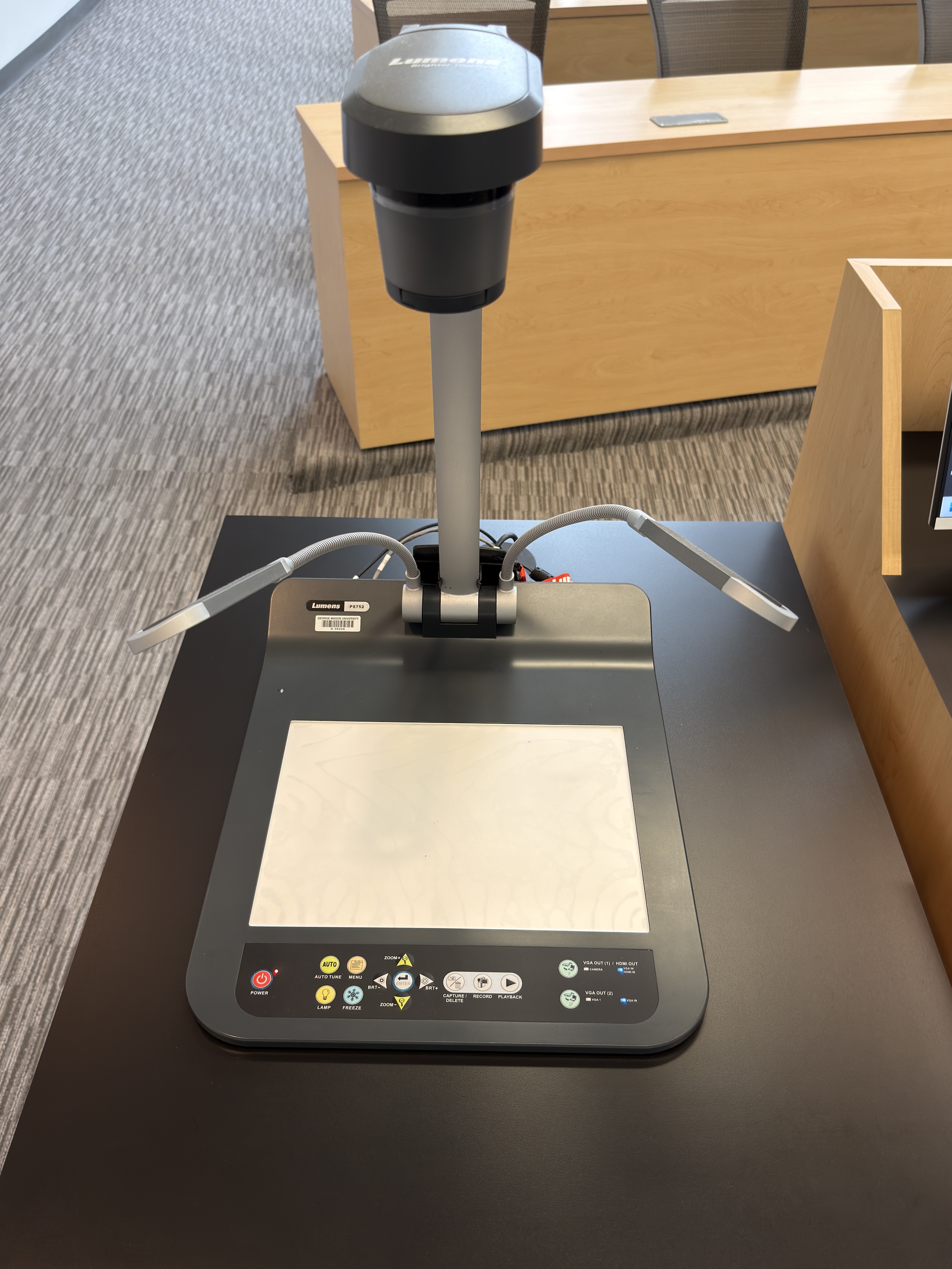 Room 121 Document Camera