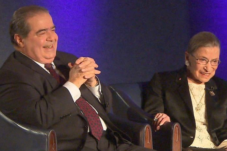 Justices Scalia and Ginsburg